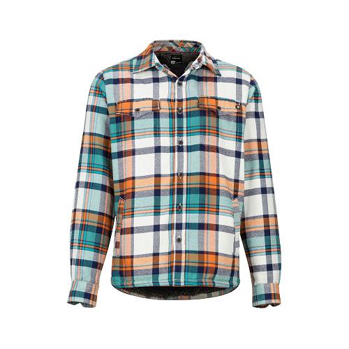 Marmot Ridgefield Clothes - Mens Shirts Blue Yellow CA6125708 Canada